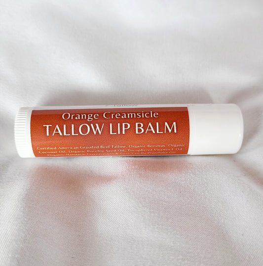 Orange Creamsicle Tallow Lip Balm