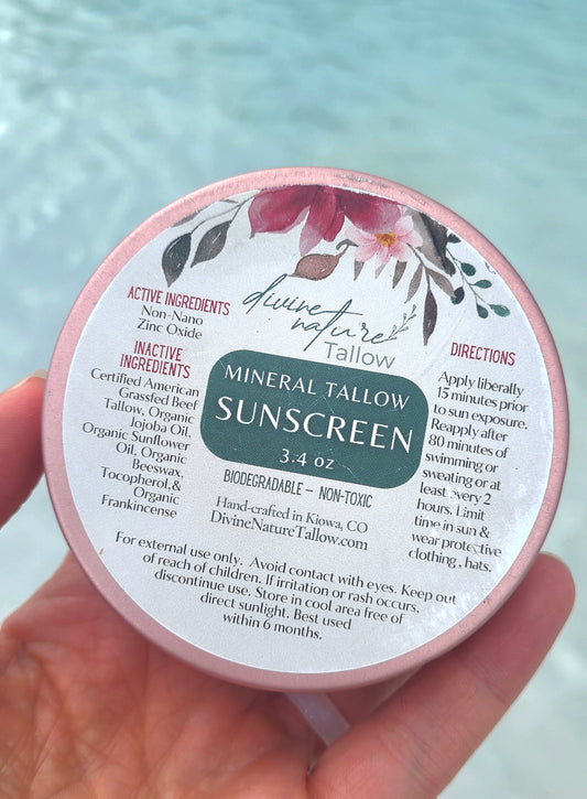 Mineral Tallow Sunscreen